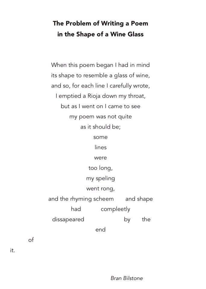 Wine glass poem